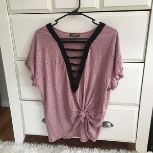 Distressed top